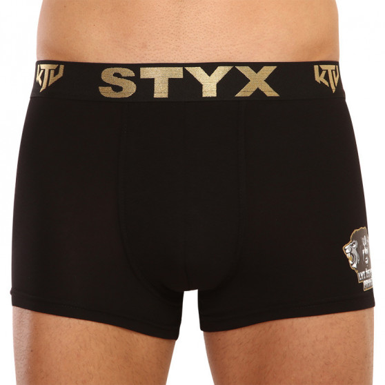 Boxers para homem Styx / KTV sports borracha preto - preto borracha (GTCL960)