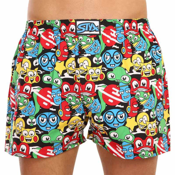 Sem embalagem - Boxers para homem Styx clássico elástico multicolorido (A1155)