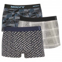 3PACK Boxers para homem Molvy multicolorido (MP-10272833-BEU)