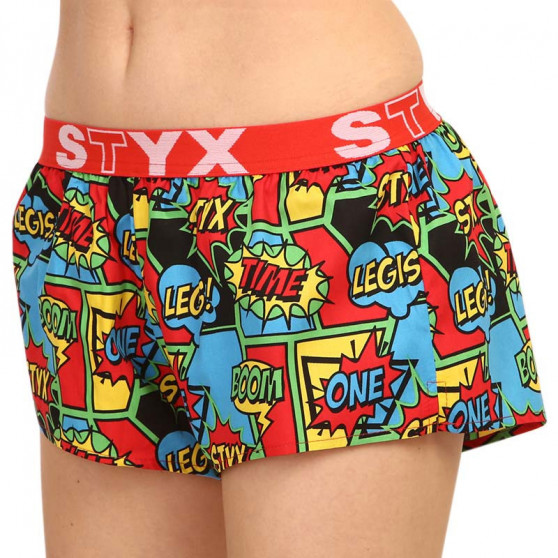 Boxers para mulher Styx arte desporto borracha boom (T955)