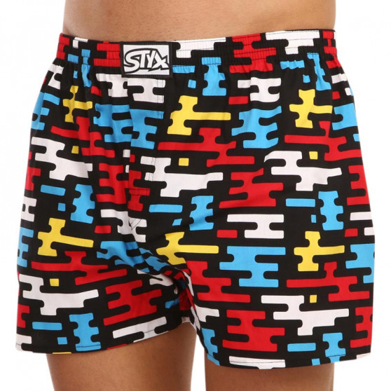 Boxers de homem Styx arte clássica borracha flat (A1154)