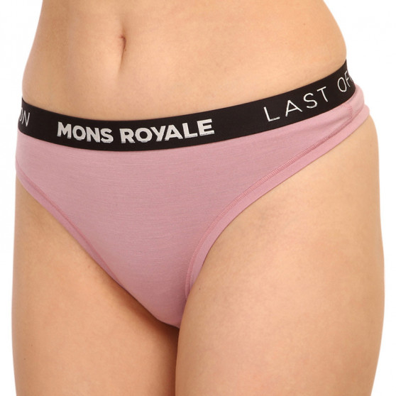 Tanga para mulher Mons Royale merino rosa (100311-1015-393)