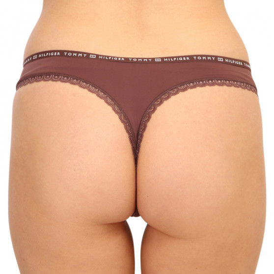 3PACK Tanga para mulher Tommy Hilfiger multicolorido (UW0UW02824 0XX)