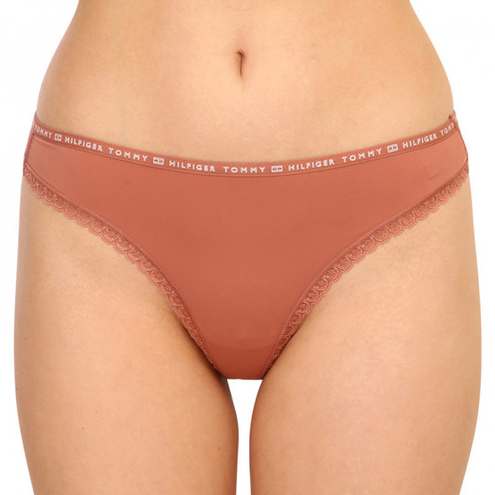 3PACK Tanga para mulher Tommy Hilfiger multicolorido (UW0UW02824 0XX)