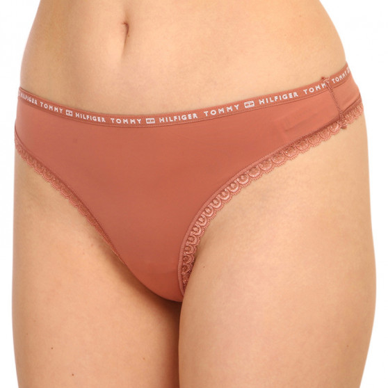 3PACK Tanga para mulher Tommy Hilfiger multicolorido (UW0UW02824 0XX)