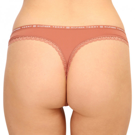 3PACK Tanga para mulher Tommy Hilfiger multicolorido (UW0UW02824 0XX)