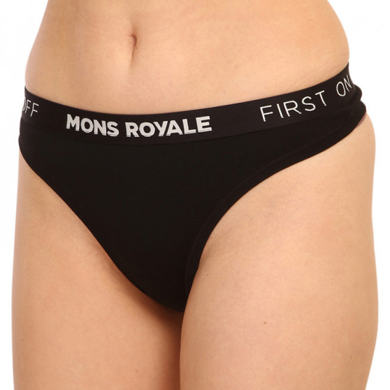 Tanga para mulher Mons Royale merino preto (100311-1015-001)