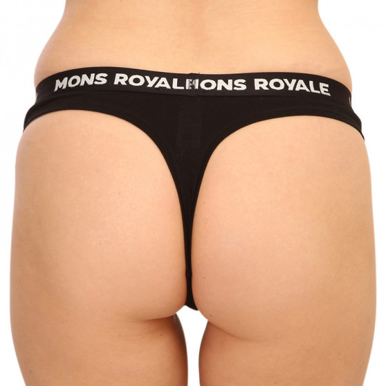 Tanga para mulher Mons Royale merino preto (100311-1015-001)