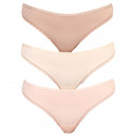 3PACK Tanga para mulher Tommy Hilfiger multicolorido (UW0UW02824 0XY)