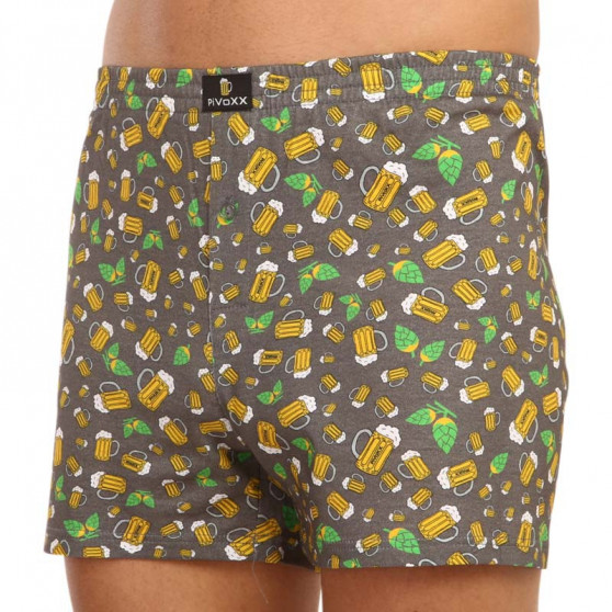 Boxers para homem VoXX multicolorido (Karlos - pivo malé/šedé)