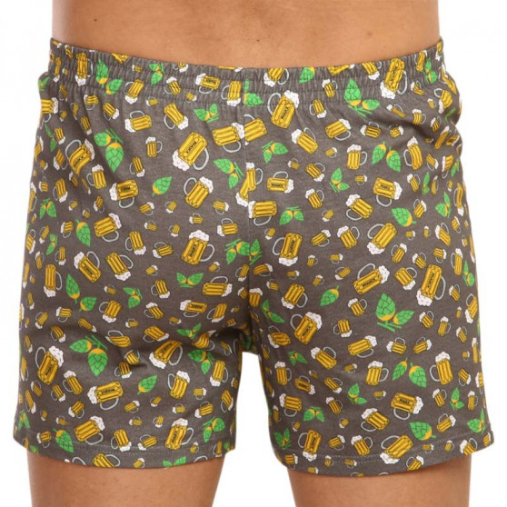 Boxers para homem VoXX multicolorido (Karlos - pivo malé/šedé)