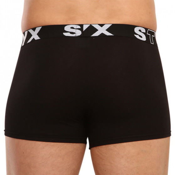 3PACK Boxers para homem Styx sport borracha preto (G9606060)