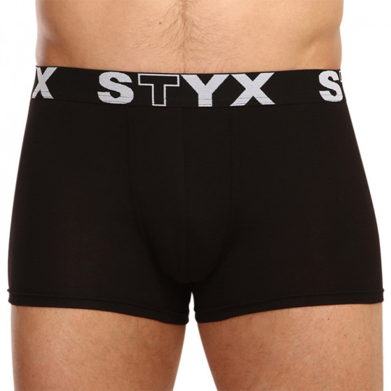 3PACK Boxers para homem Styx sport borracha preto (G9606060)