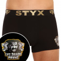 Boxers para homem Styx / KTV sports borracha preto - preto borracha (GTCL960)