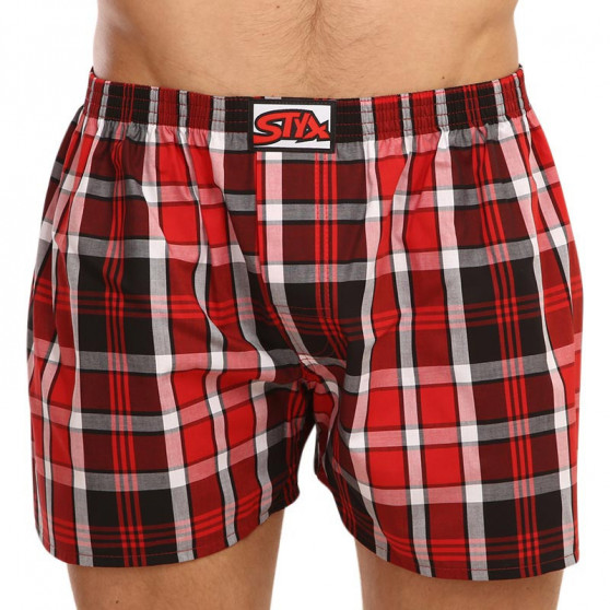 5PACK Boxers para homem Styx borracha clássica multi-coloured (A91113141519)