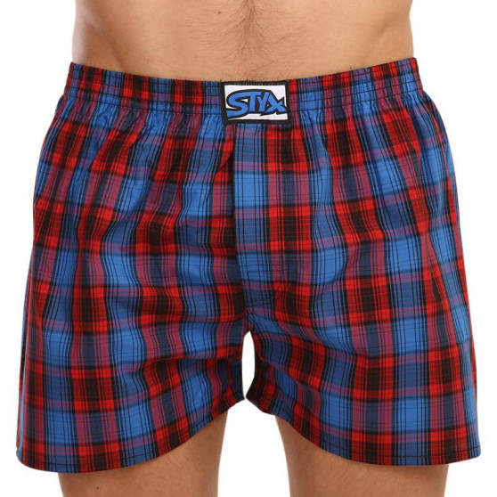 5PACK Boxers para homem Styx borracha clássica multi-coloured (A91113141519)