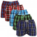 5PACK Boxers para homem Styx borracha clássica multi-coloured (A91113141519)