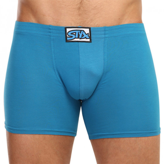 3PACK Boxers para homem Styx longo elástico clássico multi-colorido (F9606769)