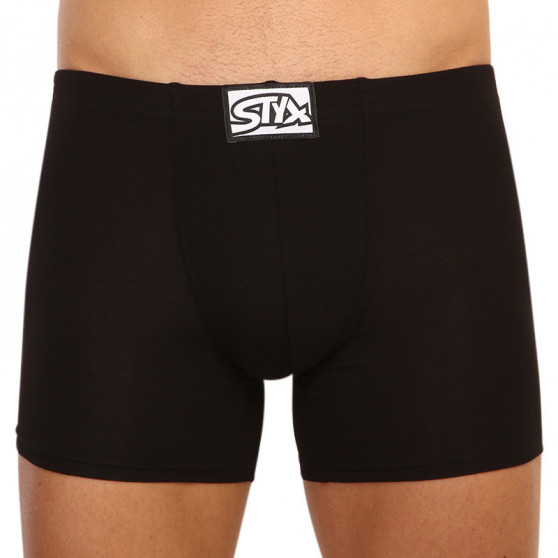 3PACK Boxers para homem Styx longo elástico clássico multi-colorido (F9606769)