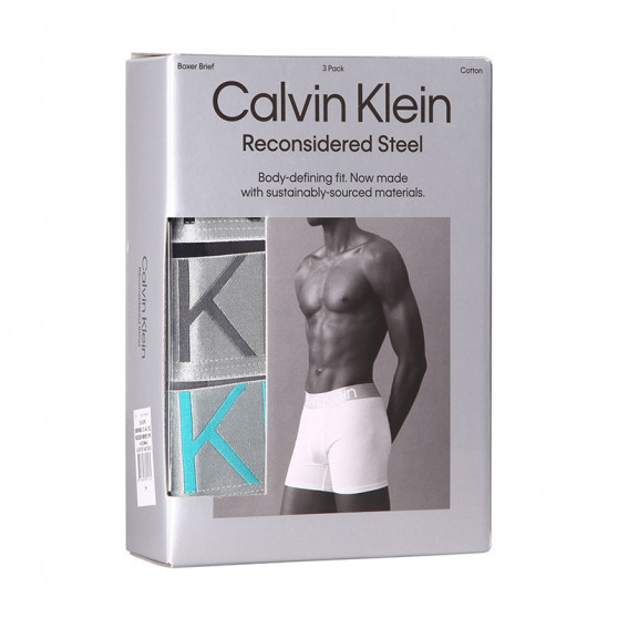 3PACK Boxers para homem Calvin Klein multicolorido (NB3131A-13C)