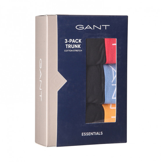 3PACK Boxers para homem Gant preto (902213003-005)