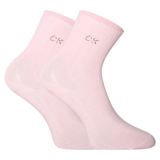 Meias para mulher Calvin Klein rosa (701218781 003)