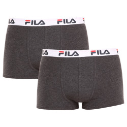 2PACK Boxers para homem Fila cinzento (FU5016/2-248)