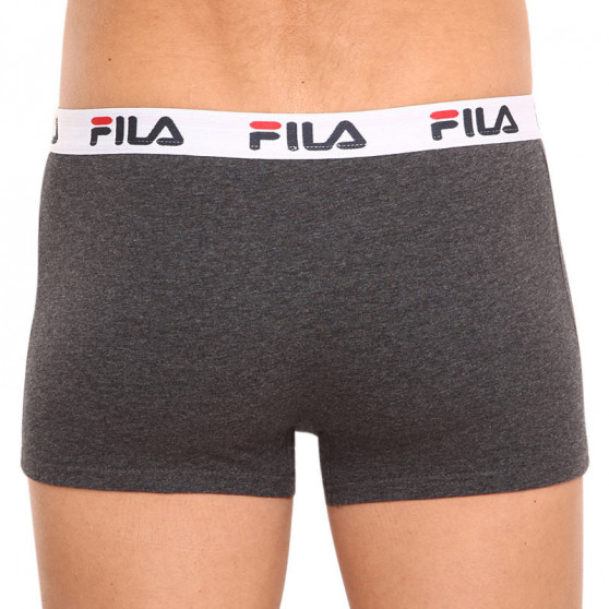 2PACK Boxers para homem Fila cinzento (FU5016/2-248)