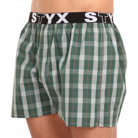 Boxers para homem Styx desporto elástico multicolorido (B114)