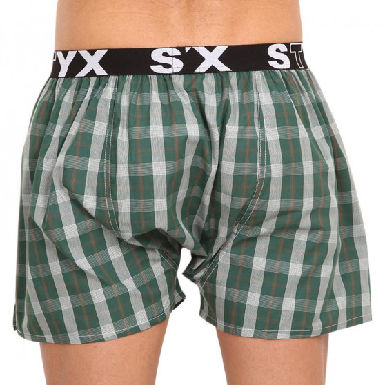 Boxers para homem Styx desporto elástico multicolorido (B114)