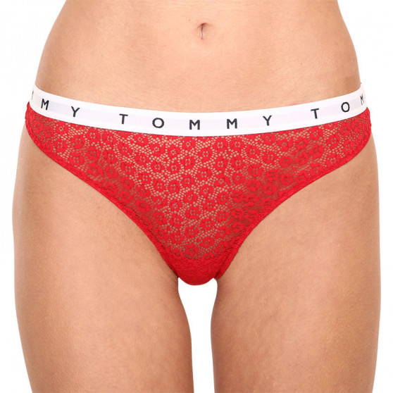 3PACK Tanga para mulher Tommy Hilfiger multicolorido (UW0UW02524 0X0)