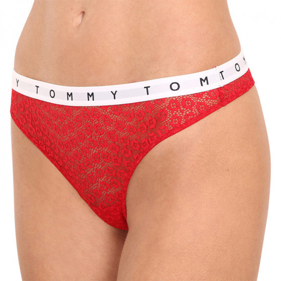 3PACK Tanga para mulher Tommy Hilfiger multicolorido (UW0UW02524 0X0)