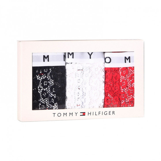 3PACK Tanga para mulher Tommy Hilfiger multicolorido (UW0UW02524 0X0)