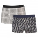 2PACK Boxers para homem Molvy multicolorido (2MP-2833-BEU)