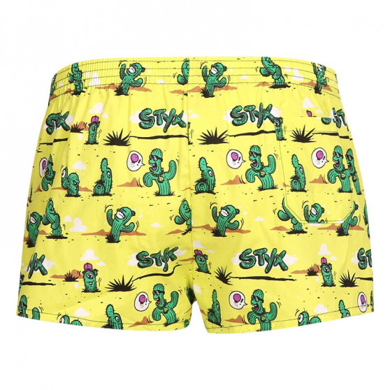 Boxers para crianças Styx arte clássica borracha cactus (J1351)