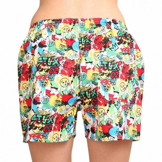 Boxers de dormir para mulher Styx emoji (DTD954)