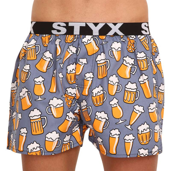 Boxers para homem Styx arte desportiva cerveja de borracha (B1357)