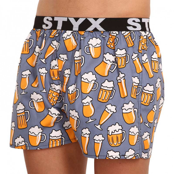 Boxers para homem Styx arte desportiva cerveja de borracha (B1357)