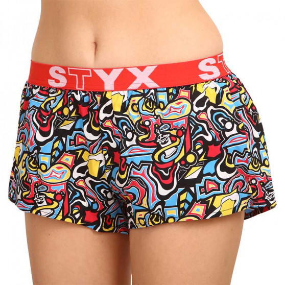 Boxers para mulher Styx arte desportiva esboço de borracha (T1254)