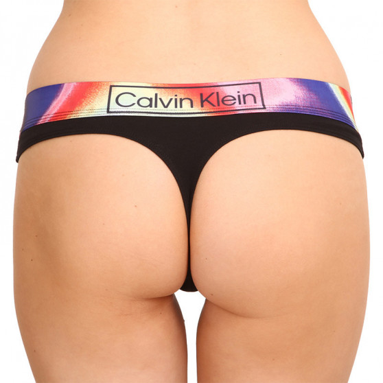 Tanga para mulher Calvin Klein preto (QF6857E-UB1)