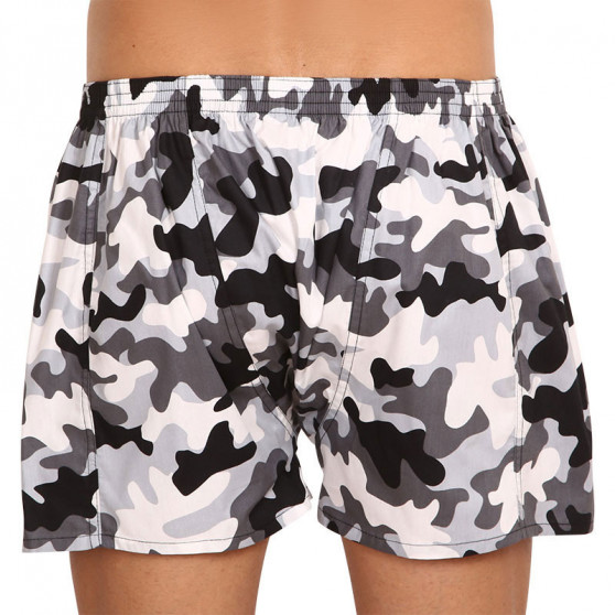 Boxers para homem Styx arte clássica borracha camouflage (A1457)