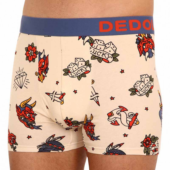 Boxers de homem alegres Dedoles Tatuagens da velha guarda (GMMT917)