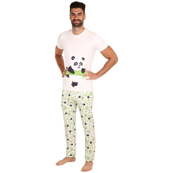 Pijama de homem alegre Dedoles Panda e bambu (D-M-SW-MP-C-C-1443)