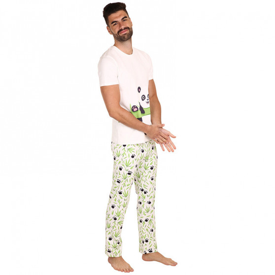 Pijama de homem alegre Dedoles Panda e bambu (D-M-SW-MP-C-C-1443)