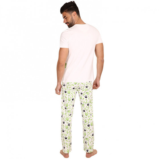 Pijama de homem alegre Dedoles Panda e bambu (D-M-SW-MP-C-C-1443)