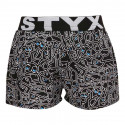 Boxers para crianças Styx arte desporto borracha doodle (BJ1256)