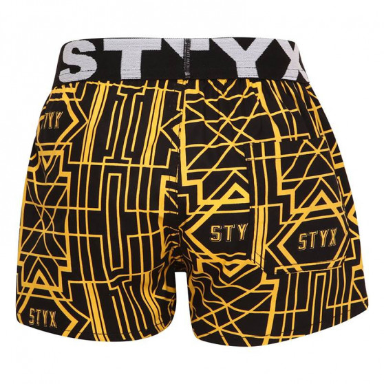 Boxers para crianças Styx arte esportes borracha Gatsby (BJ1352)