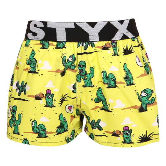 Boxers para crianças Styx arte desporto borracha cato (BJ1351)