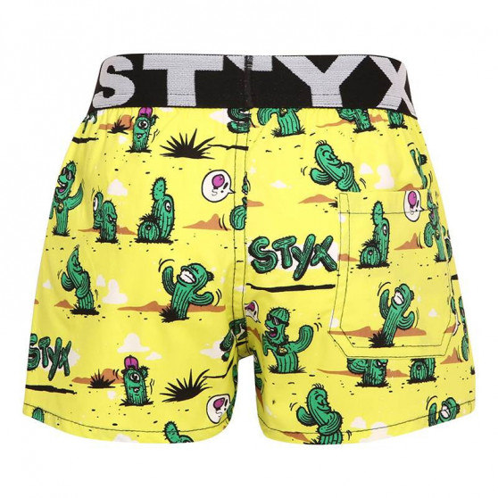 Boxers para crianças Styx arte desporto borracha cato (BJ1351)