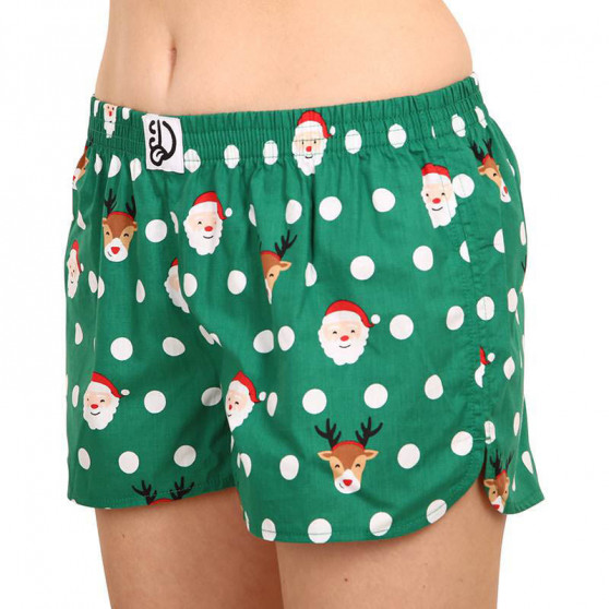 Boxers alegres para mulher Dedoles Pai Natal e Rudolf (DWLB002)